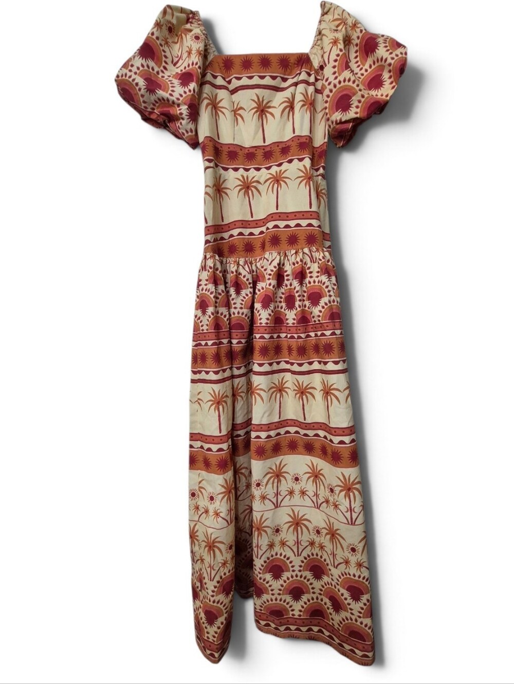 Truley 4 You Boho-style tiered maxi dress Small